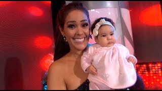 Ezio Oliva y Karen estuvieron con su pequeña hija Antonia en ¡Qué tal sorpresa!