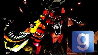 Веселье в Garry's mod: КОШМАРНЫЙ ЛАБИРИНТ С АНИМАТРОНИКАМИ!!!