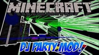 Minecraft DJ Party Mod - Lasers, Smoke Machines and More! - Minecraft Mod Spotlight.