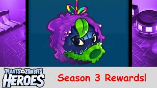 7 packs, 3 super rares | Plants vs Zombies Heroes: Season 3 Rewards!