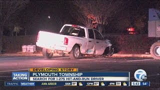 Police search for hit and run driver in Plymouth Twp.