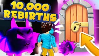 I Got 10,000 REBIRTHS in  Banning Simulator and Unlocked The FINAL DEATH DUNGEON!