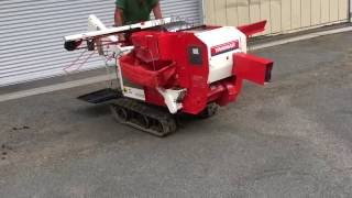 ヤンマー　自動脱穀機 　 PKG5 　使ってみました