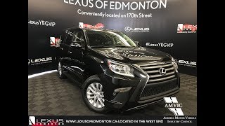 Used Black 2015 Lexus GX 460 Premium Package Walkaround Review Calgary Alberta