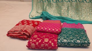 খাড্ডি কাতান শাড়ী কালেকশন ||khaddi katan saree