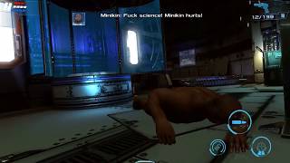 Dead effect 2 IOS : How to find the card for the elevator, hack the door and wake up minikin