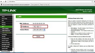 How to Change The LAN IP Address of TP-Link Router