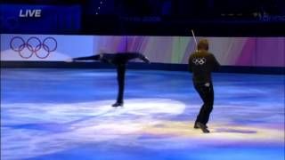 Евгений Плющенко и скрипач  Олимпиада в Турине 2006