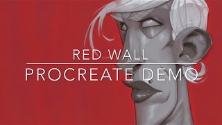 Ep.53| Red Wall - Procreate Demo