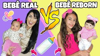 BEBÊ REAL VS BEBÊ REBORN ROTINA
