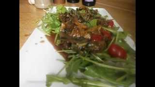 بادمجان روی قاصدی ، یک غذای خامگیاهخواری ...