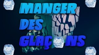 1ER DÉFI ! : MANGER DES GLAÇONS !