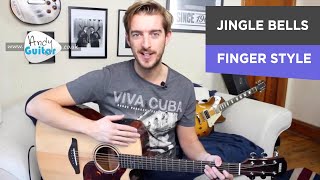 Jingle Bells Fingerstyle Guitar Tutorial For Beginners