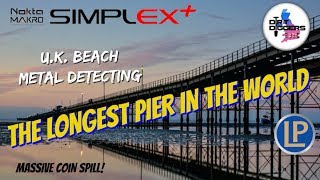 NOKTA MAKRO SIMPLEX on the BEACH  | LONGEST PIER IN THE WORLD | Metal Detecting UK