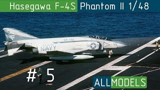 Hasegawa 1/48 F-4S Phantom II Пошаговая сборка part 5