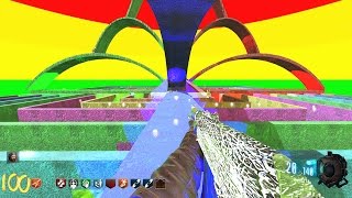RAINBOW MAZE ZOMBIES CHALLENGE! - BLACK OPS 3 CUSTOM ZOMBIES GAMEPLAY WALKTHROUGH! (BO3 Zombies)