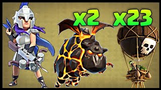 Th10 Queen Walk LavaLoon: Th10 Queen Charge LavaLoon War Attack Strategy 2020 | Clash of Clans