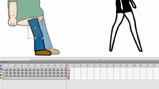 Adobe Flash Tutorial: Frame by Frame Walking Animation