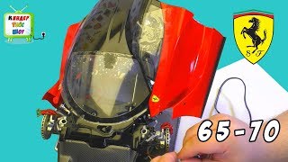 Сборная модель LaFerrari, журналы Феррари 65-70 по подписке #17