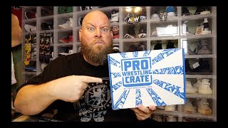 Opening the October 2019 Pro Wrestling Crate Mystery Box containing Exclusive Shirts & Autograph