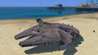 GTA 5 PC Mods - Star Wars Millennium Falcon Mod