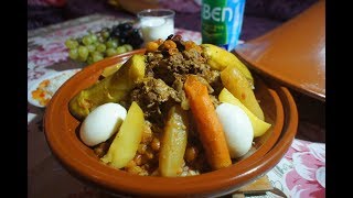 كسكس أو الطعام الوهراني الأصيل بالمرقة حلو و مالح بكل أسراره ?