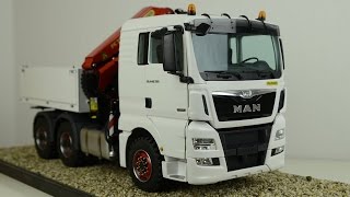 RC TRUCK MAN 6x6 WITH PALFINGER CRANE AT WORK - SCALEART