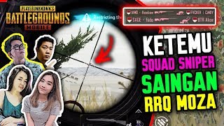 HOROR !!! RRQ MOZA VS SQUAD SNIPER SAINGAN NYA ?!! - PUBG MOBILE INDONESIA