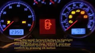 RENAULT TRAFIC  2001 07 2006 07 How to reset service light indicator