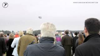 Messerschmitt Me 262 and Eurofighter in formation flight / unique film footage / world premiere