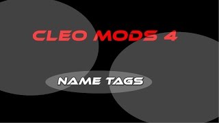 [CLEO] - NameTags [SAMP 0.3.7]