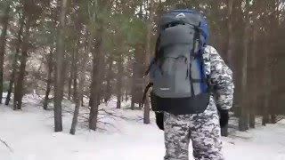 Поход на снегоступах. Ночевка в зимнем лесу без палатки