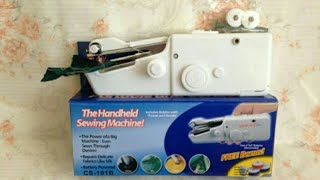 How to use The Handheld Sewing Machine | Handy Stitch Sewing Machine