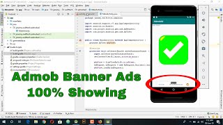 Admob Banner Ads 100% Showing | Adding Banner ad Admob in Android studio