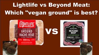 Lightlife Ground vs Beyond Meat Ground: Vegan Ground Beef Battle!