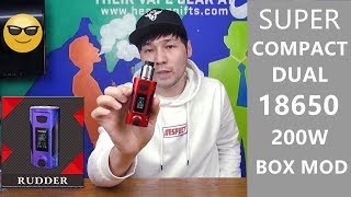 OUMIER Rudder 200W TC Mod | Smallest DUAL 18650 Mod?