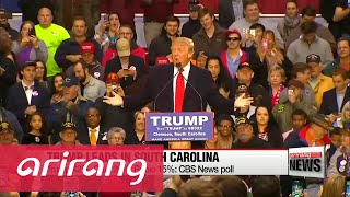 Trump leads South Carolina, Clinton and Sanders close in Nevada