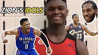 "I Look Up To LeBron, Westbrook & Leonard!" Zion Williamson Talks NBA! Full McDonald's HIGHLIGHTS ?