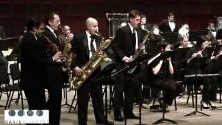 Oasis Quartet performs the Maslanka Concerto for Saxophone Quartet and Wind Ensemble