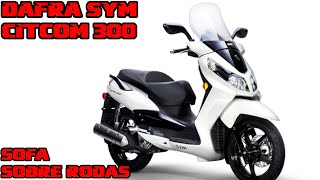 Testando a Dafra SYM Citycom 300 - Scooter Muito Confortável, Literalmente um sofá sobre duas rodas!
