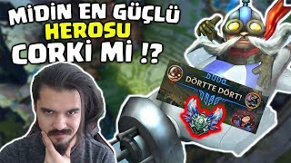 MİDİN EN GÜÇLÜ HEROSU CORKİ Mİ !? - Dia-Plat Elo Mid Corki LoL