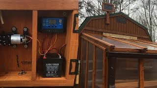 Solar Misting System for Greenhouse, water pump and charge controller