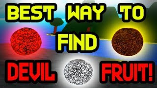 *BEST* WAY TO FIND DEVIL FRUIT | One Piece Bizarre Adventures | ROBLOX