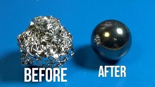 HOW TO MAKE A BALL FROM A FOIL
