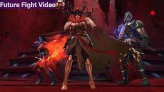 Marvel Future Fight -  T2 Angela V Thanos (No Strikers)