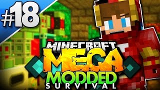 Minecraft MEGA Modded Survival #18 | BUILDING AN IRON MAN SUIT! (Minecraft Mod Pack)