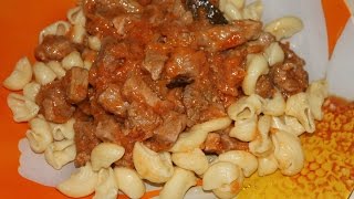 ГУЛЯШ КАК В СТОЛОВОЙ. ОЧЕНЬ ВКУСНЫЙ! #гуляш #рецепт #кулинария #гуляшрецепт #еда #гуляш с подливкой