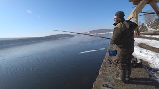 Рыбалка на Енисее с Виктором. Выезд 19.03.17. Ловля плотвы (сороги) и хариуса.