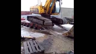 Алюминиевые аппарели для низкорамных полуприцепов, тралов.