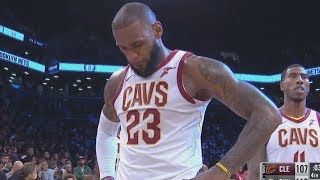 Nets Upset Cavs without D'Angelo Russell! LeBron Triple Double! 2017-18 Season